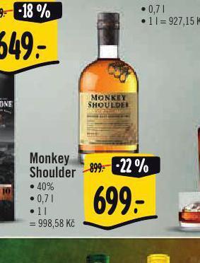 Albert Monkey shoulder nabídka