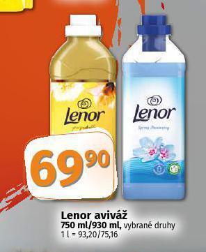 Coop Lenor aviváž nabídka