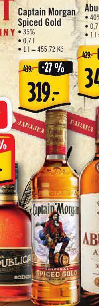 Albert Captain morgan spiced gold nabídka