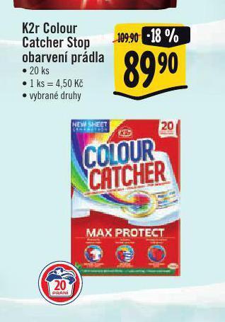 Albert K2r colour catcher stop obarvení prádla nabídka