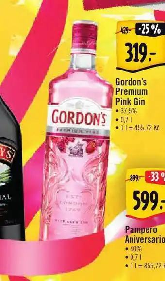 Albert Grodon´s premium pink gin nabídka