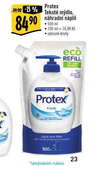 Albert Protex tekuté mýdlo náhradní náplň nabídka