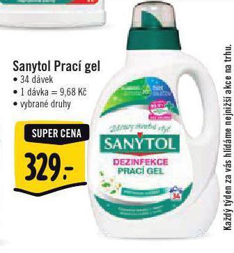 Albert Sanytol prací gel nabídka