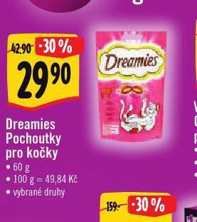 Albert Dreamies pochoutky pro kočky nabídka
