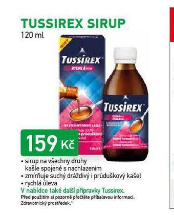 Alphega Lékárna Tussirex sirup nabídka