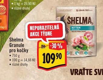 Albert Shelma granule pro kočky nabídka