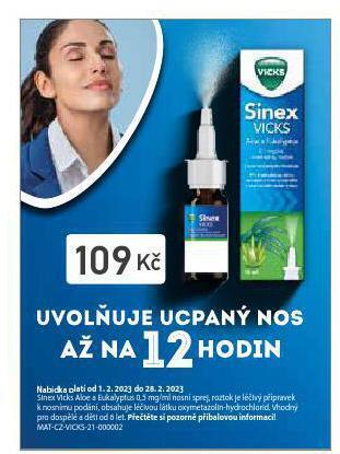 Alphega Lékárna Sinex vicks nabídka