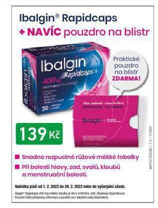 Alphega Lékárna Ibalgin nabídka