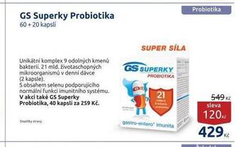 Benu Gs superky probiotika nabídka