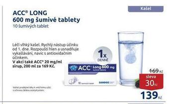 Benu Acc long nabídka