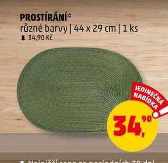 Penny Market Prostírání, 1 ks nabídka
