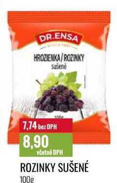 Ratio Rozinky sušené 100g nabídka