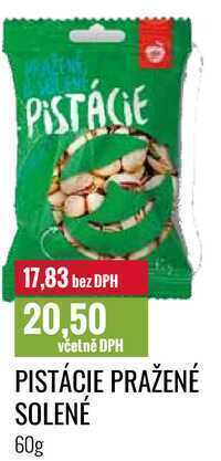 Ratio Pistácie pražené solené 60g nabídka