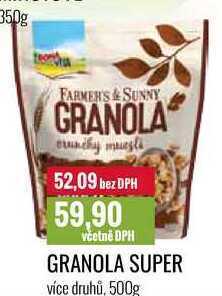 Ratio Granola super 500g nabídka