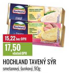 Ratio Hochland tavený sýr 90g nabídka