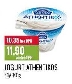Ratio Jogurt athentikos bílý, 140g nabídka