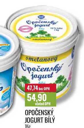 Ratio Opočenský jogurt bílý 1kg nabídka