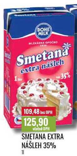 Ratio Smetana extra nášleh 35% 1 l nabídka