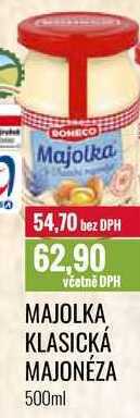 Ratio Majolka klasická majonéza 500ml nabídka
