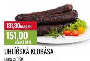 Ratio Uhlířská klobása cena za 1kg nabídka