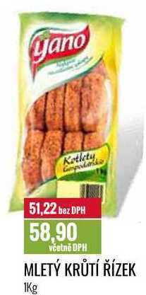 Ratio Mletý krůtí řízek 1kg nabídka