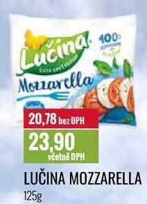 Ratio Lučina mozzarella 125g nabídka