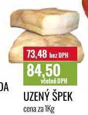 Ratio Uzený špek cena za 1kg nabídka