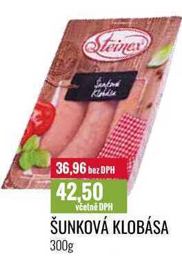 Ratio Šunková klobása 300g nabídka