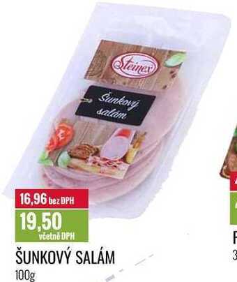 Ratio Šunkový salám 100g nabídka