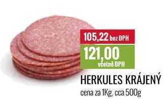 Ratio Herkules krájený cena za 1kg nabídka