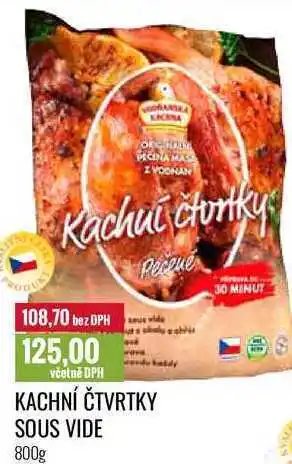 Ratio Kachní čtvrtky sous vide 800g nabídka