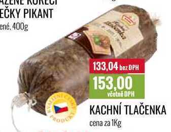 Ratio Kachní tlačenka cena za 1kg nabídka