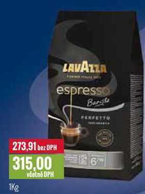Ratio Lavazza espresso barista 1kg nabídka