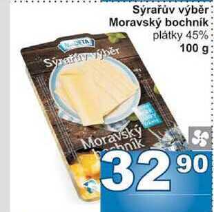 Jip Sýrařův výběr moravský bochník plátky 45% 100 g nabídka