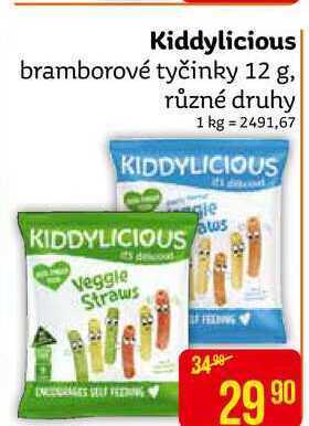 Kiddylicious bramborové tyčinky 12 g, různé druhy