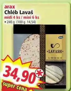 Norma Chléb lavaš midi 4 ks 240g nabídka