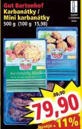 Norma Mini karbanátky 500 g nabídka