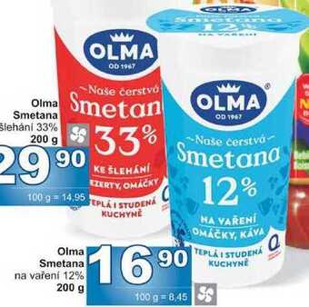 Jip Olma smetana na vaření 12% 200 g nabídka