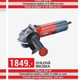 Baumax Úhlová bruska nabídka