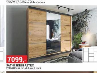 Baumax Šatní skříň retro nabídka
