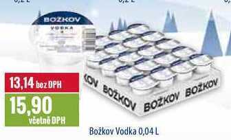 Ratio Božkov vodka 0,04 l nabídka
