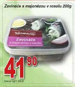 Hruška Varmuža zavináče s majonézou v rosolu 200g nabídka
