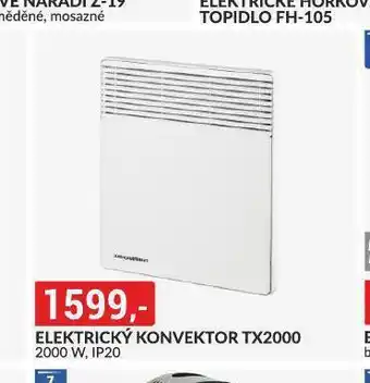 Baumax Elektrický konvektor tx2000 nabídka