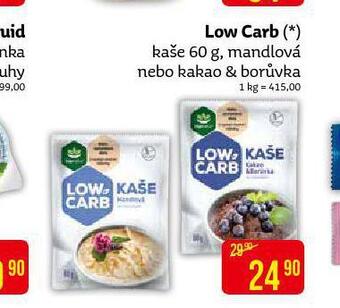 Teta Low carb kaše nabídka
