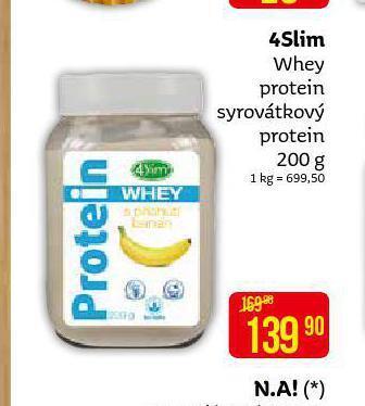Teta 4slim whey protein syrovátkový nabídka