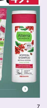 Rossmann Alterra bio šampon nabídka