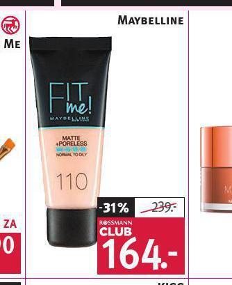 Rossmann Maybelline nabídka