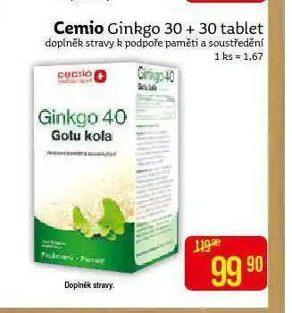 Teta Cemio ginkgo nabídka