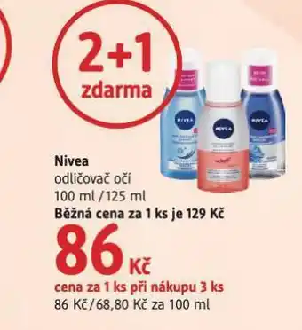 dm drogerie Nivea odličovač očí nabídka