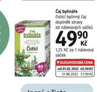 dm drogerie Čaj bylinkáře nabídka